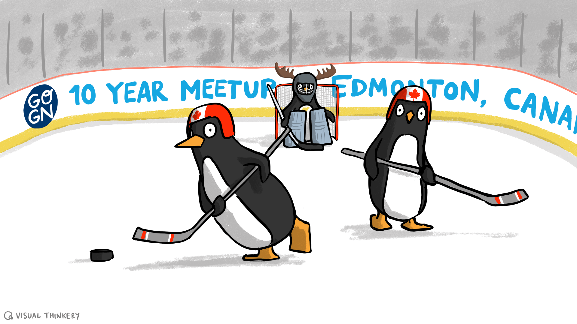 The big hockey game - GO-GN